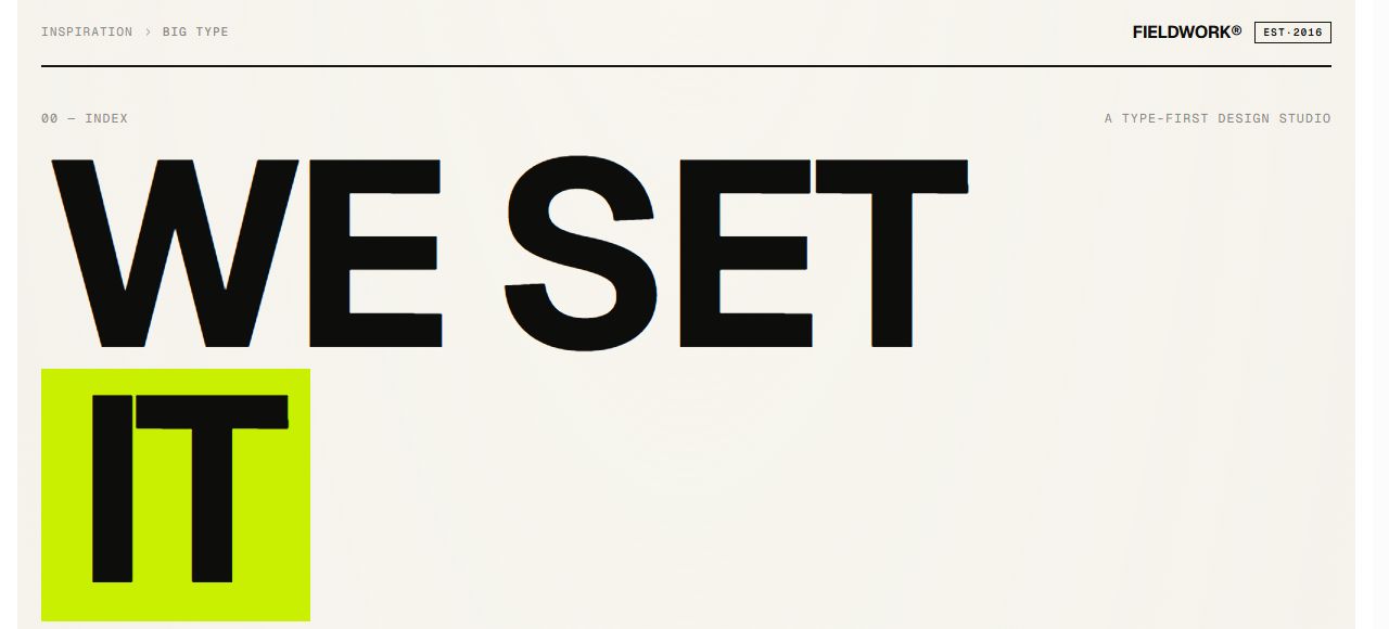Big Type