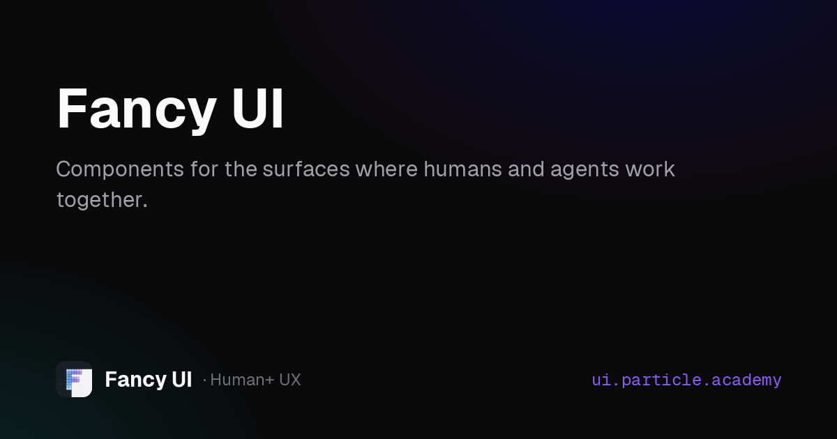 Installation — Docs — Fancy UI